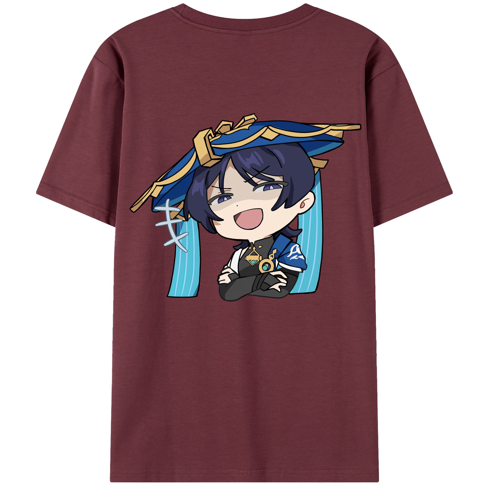 げんし神 さんペい genshin Sanpei 綿100％半袖Tシャツ（背面プリント）